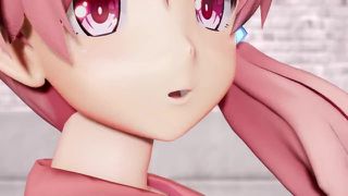 R15 candy girl tease you with her cute panty color 3d Hentai